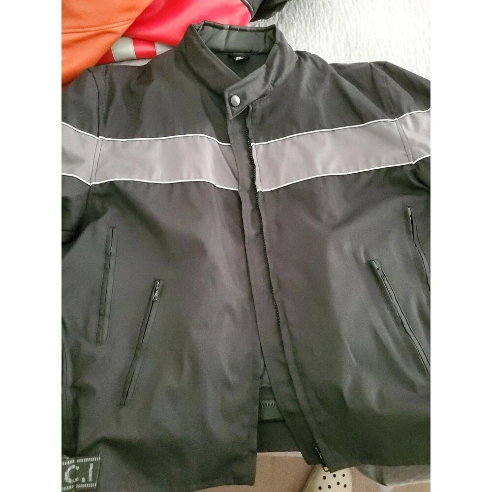 Tennessee Leather Inc. Motorcycle Rain Jacket. SIZE XL